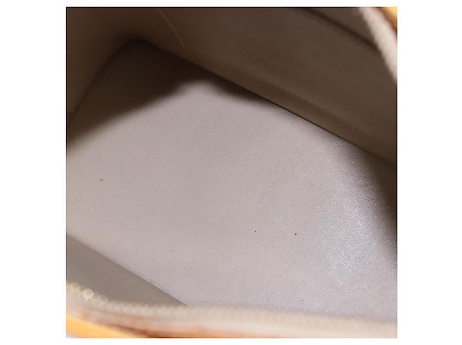 LOUIS VUITTON Monogram Vernis Borsa a Mano Houston Beige M91004 LV Auth BA431 - vista 11