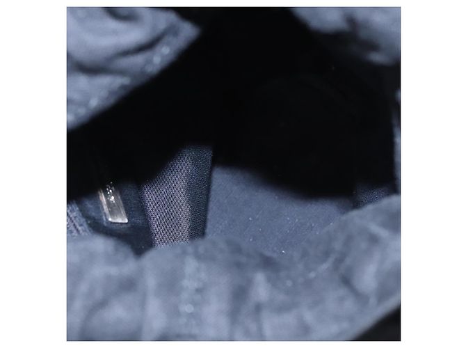 Borsa a mano in tela a quadri Nova di BURBERRY blu navy Auth JB069 - vista 38