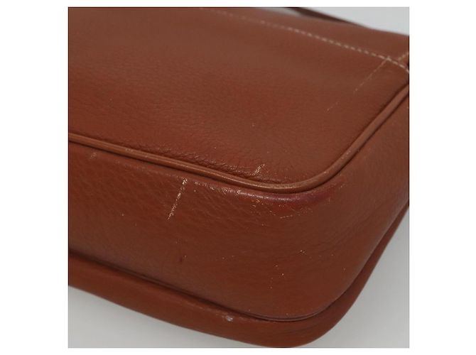 Autre Marque Borsa a spalla in pelle marrone Burberrys Auth ti2788 - vista 12
