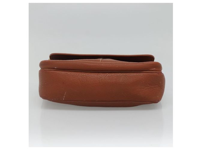 Autre Marque Borsa a spalla in pelle marrone Burberrys Auth ti2788 - vista 9