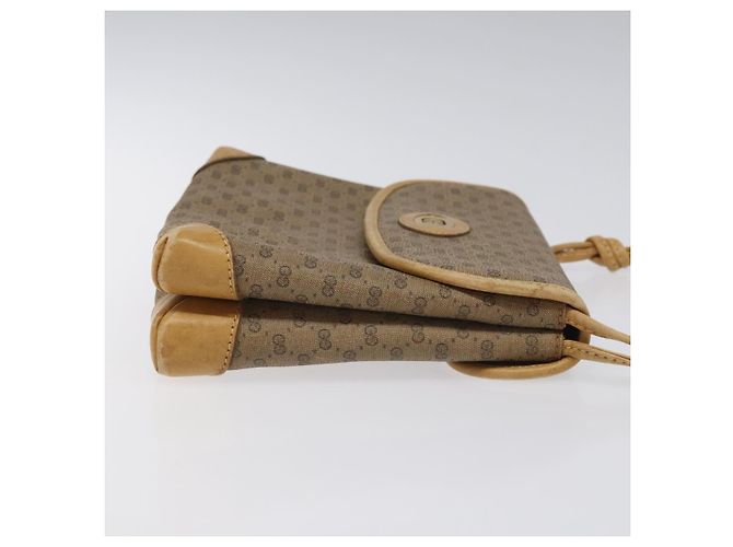 GUCCI Micro GG Canvas Schultertasche aus PVC-Leder Beige Auth bs23145 - Ansicht 4