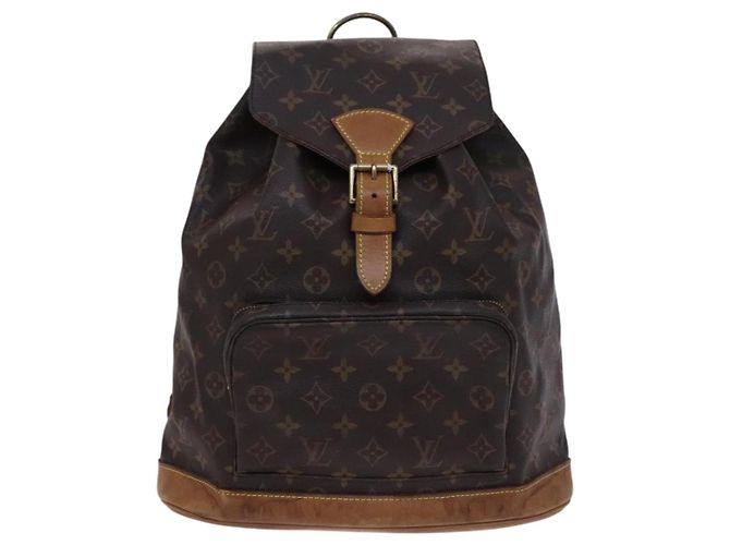 LOUIS VUITTON Zaino Monogram Montsouris GM M51135 LV Auth ep7788 Monogramma - vista 13