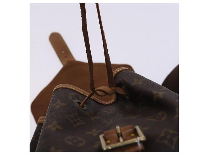 LOUIS VUITTON Zaino Monogram Montsouris GM M51135 LV Auth ep7788 Monogramma - vista 20