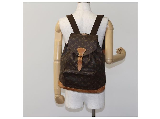 LOUIS VUITTON Zaino Monogram Montsouris GM M51135 LV Auth ep7788 Monogramma - vista 28