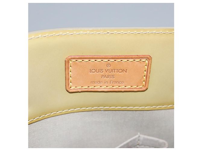 LOUIS VUITTON Monogram Vernis Reade MM Borsa a Mano Beige M91141 LV Auth sw134 - vista 17