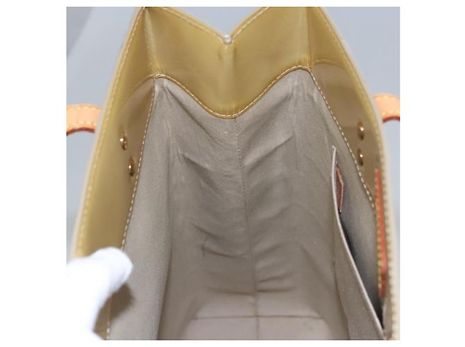 LOUIS VUITTON Monogram Vernis Reade MM Borsa a Mano Beige M91141 LV Auth sw134 - vista 19