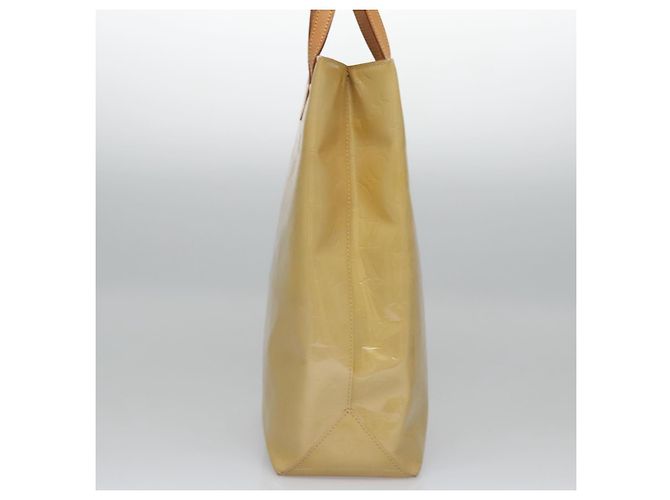 LOUIS VUITTON Monogram Vernis Reade MM Borsa a Mano Beige M91141 LV Auth sw134 - vista 4
