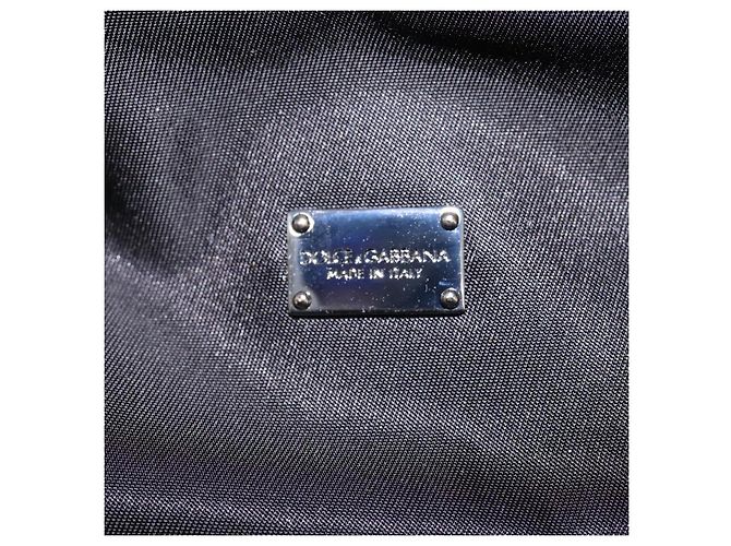 Dolce & Gabbana DOLCE&GABBANA Marsupio Leopardo Tela Verde Nero Auth bs23142 - vista 36