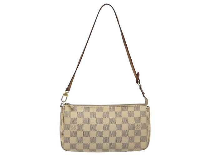 LOUIS VUITTON Pochette Accessoires Damier Azur N51986 LV Auth EC377 - vista 13