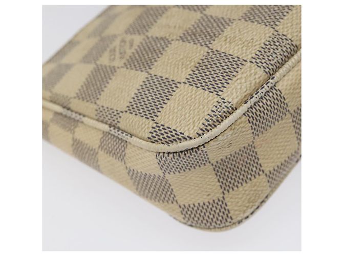 LOUIS VUITTON Pochette Accessoires Damier Azur N51986 LV Auth EC377 - vista 17