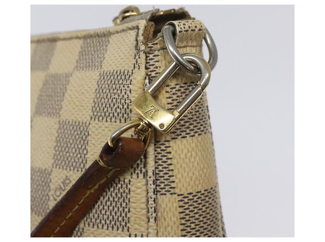 LOUIS VUITTON Pochette Accessoires Damier Azur N51986 LV Auth EC377 - vista 9