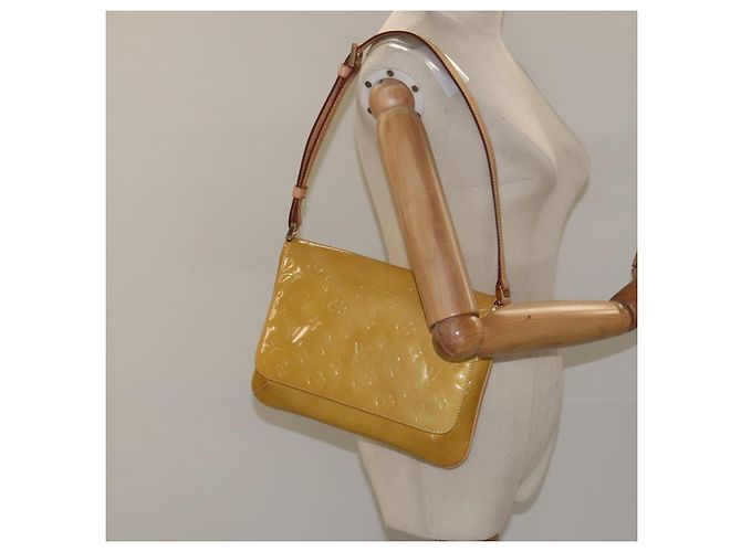 LOUIS VUITTON Borsa Thompson Street Monogram Vernis Beige M91301 LV Auth th5733 - vista 22
