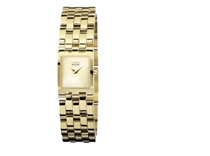Autre Marque Citizen Eco-Drive Uhr aus goldfarbenem Edelstahl Gold hardware - Ansicht 2