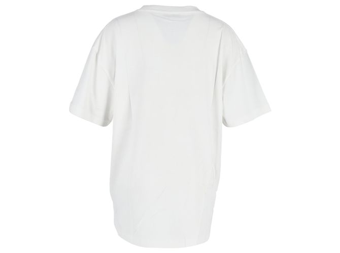T-shirt Palm Angels con stampa orso in cotone bianco - vista 3