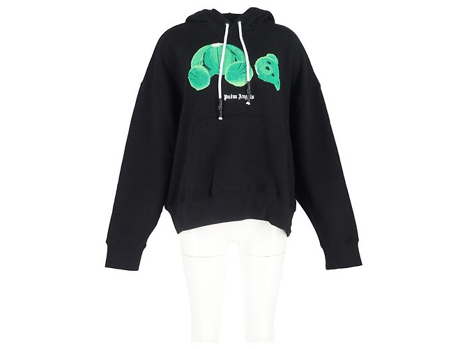 Sudadera Palm Angels Kill The Bear en algodón negro - vista 4
