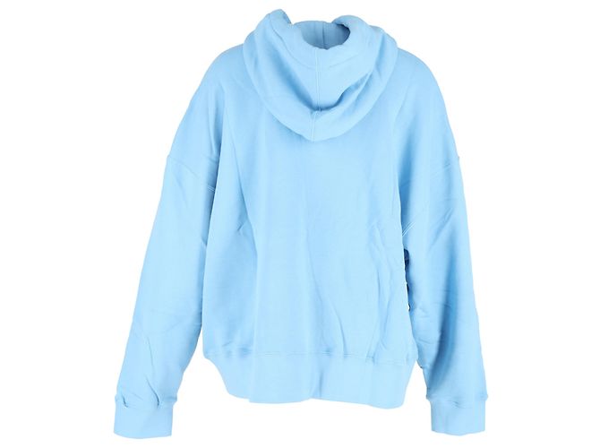 Sudadera con capucha Palm Angels Bear en algodón azul claro - vista 3