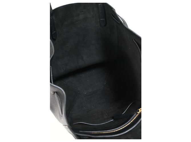 Céline Borsa Tote Phantom Celine Large in pelle di vitello nera - vista 11
