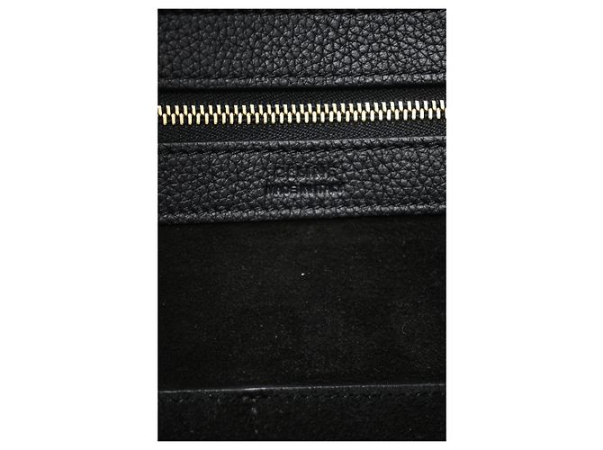 Céline Borsa Tote Phantom Celine Large in pelle di vitello nera - vista 12