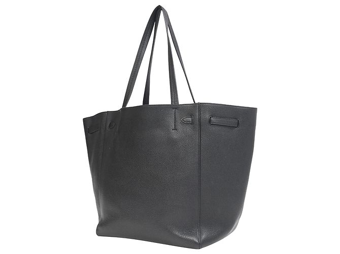 Céline Borsa Tote Phantom Celine Large in pelle di vitello nera - vista 3