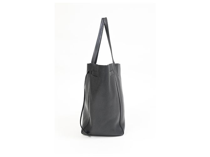 Céline Borsa Tote Phantom Celine Large in pelle di vitello nera - vista 8