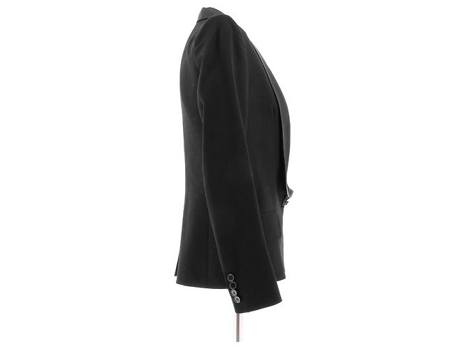 BALMAIN Jacken T.FR 36 Wolle Schwarz - Ansicht 3