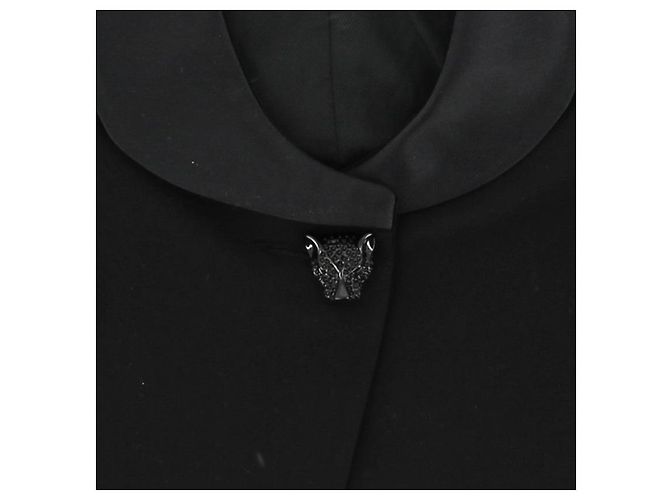 BALMAIN Jacken T.FR 36 Wolle Schwarz - Ansicht 5