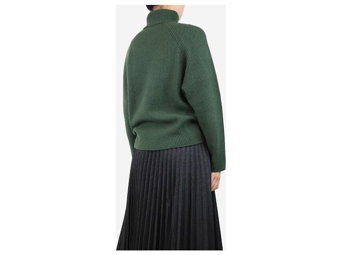 Gabriela Hearst Pull à col roulé vert - taille S - vue 2