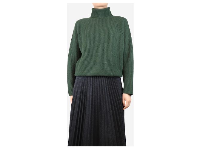 Gabriela Hearst Pull à col roulé vert - taille S - vue 3