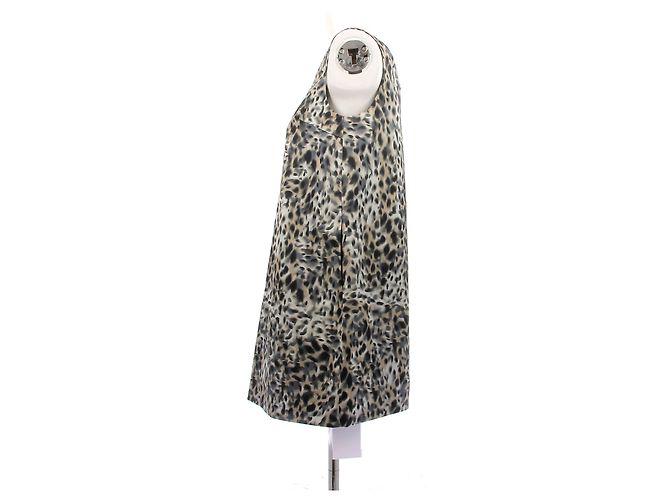 Autre Marque FRONT ROW SHOP Kleider T.International M Polyester Beige - Ansicht 4
