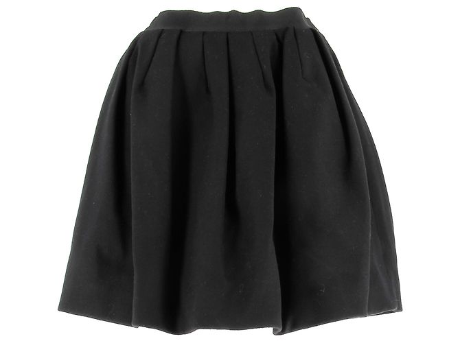 Faldas CARVEN T.FR 38 Lana Negro - vista 2