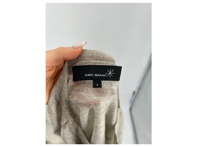 ISABEL MARANT Maglieria T.0-5 1 Cashmere Grigio - vista 6