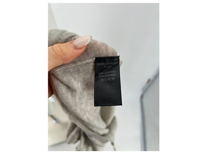 ISABEL MARANT Maglieria T.0-5 1 Cashmere Grigio - vista 7