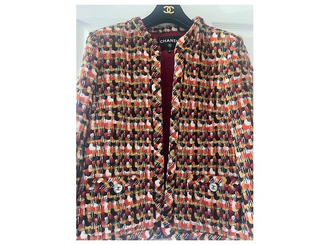 Chaqueta de tweed Chanel 2023 Runway 40 Multicolor - vista 10