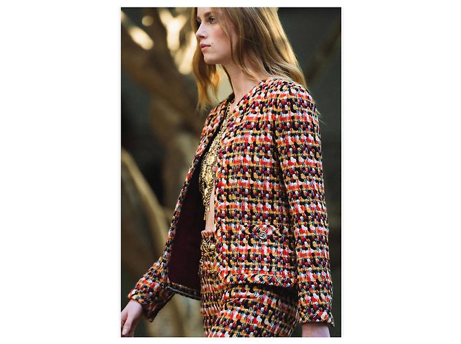 Chaqueta de tweed Chanel 2023 Runway 40 Multicolor - vista 12