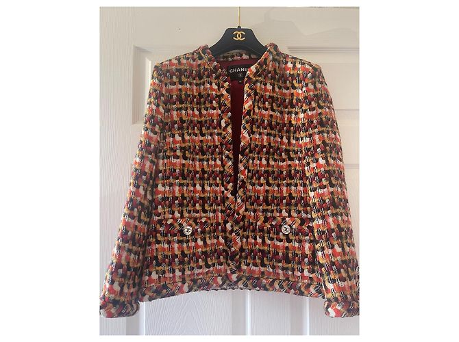 Chaqueta de tweed Chanel 2023 Runway 40 Multicolor - vista 2