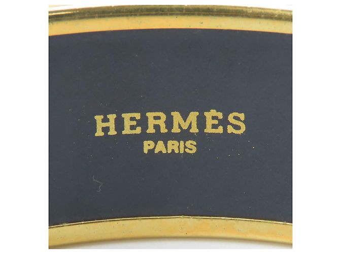 Hermès Bracciale in cloisonné nero e multicolore di Hermes - vista 6