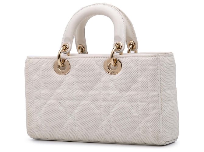 Dior Weiß Mittel Technischer Stoff Macrocannage Lady D Joy - Ansicht 2