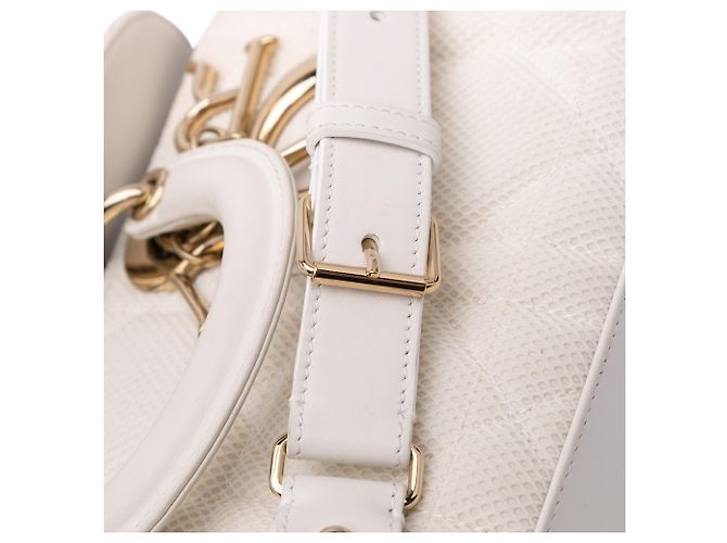 Dior Weiß Mittel Technischer Stoff Macrocannage Lady D Joy - Ansicht 7