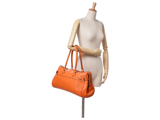Hermès Arancione Togo Atlas 42 - vista 11