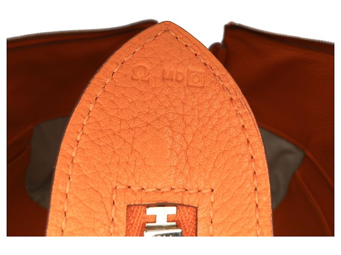 Hermès Arancione Togo Atlas 42 - vista 6