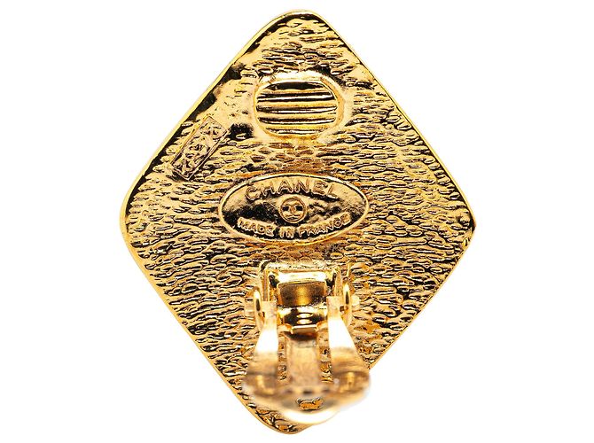 Orecchini a clip in oro placcato CC di Chanel D'oro - vista 3