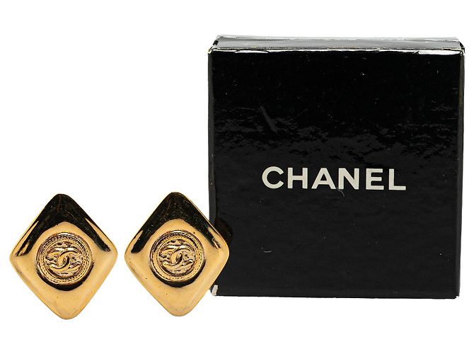 Orecchini a clip in oro placcato CC di Chanel D'oro - vista 5