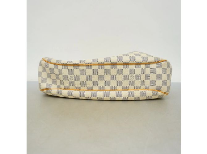 Borsa Tote Louis Vuitton Damier Azur Evora MM Bianco - vista 3