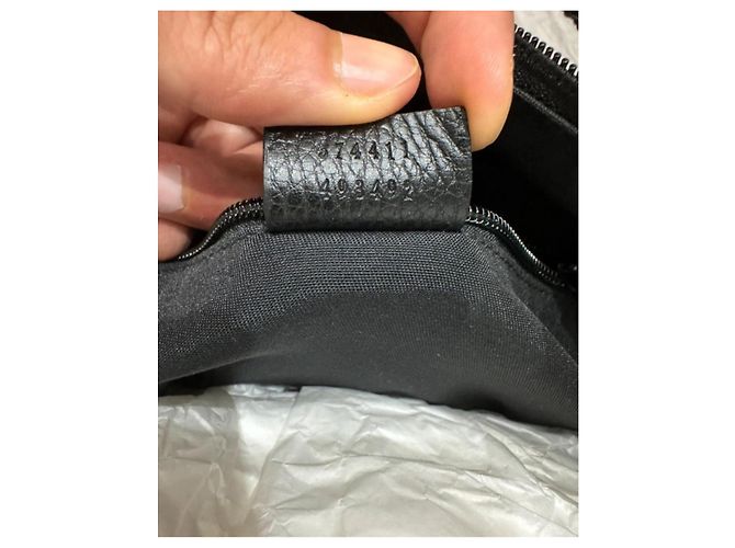 Borsa a tracolla Gucci in pelle nera Nero - vista 3