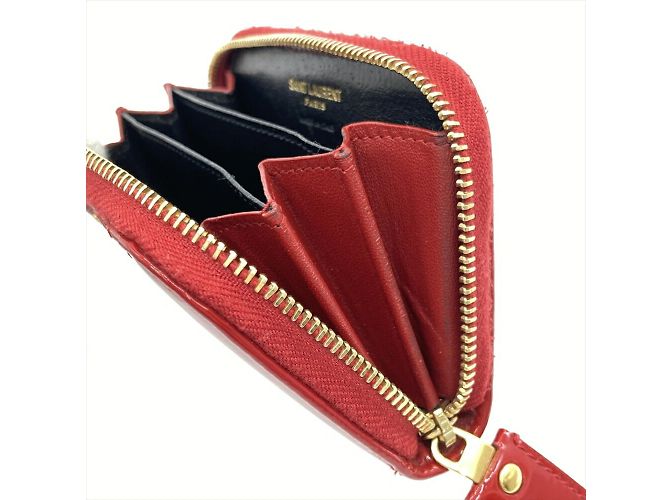 Monedero Saint Laurent YSL en rojo Roja - vista 4