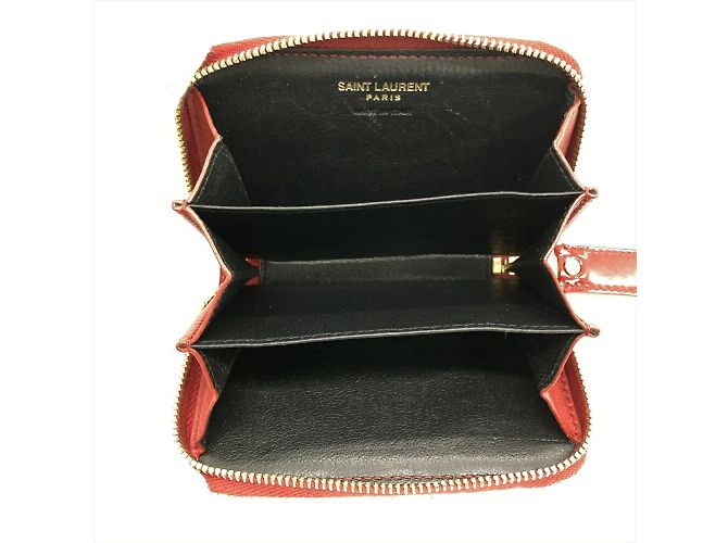 Monedero Saint Laurent YSL en rojo Roja - vista 5