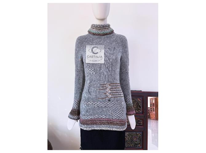 Chanel Neue Paris / Byzance Laufsteg-Pullover 36 FR Mehrfarben - Ansicht 2