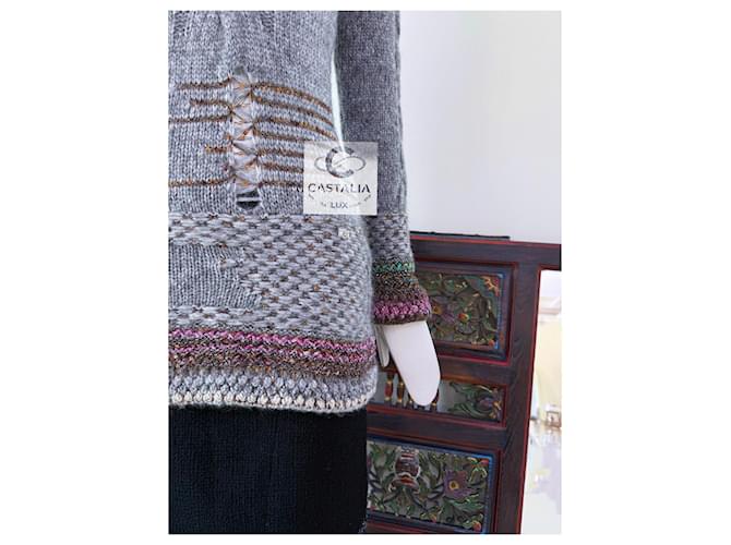 Chanel Neue Paris / Byzance Laufsteg-Pullover 36 FR Mehrfarben - Ansicht 6