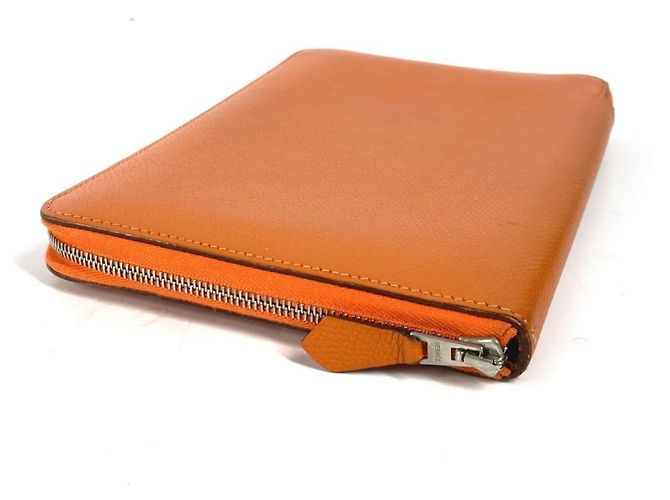 Hermès Hermes Azap Integral Langbörse Orange - Ansicht 3