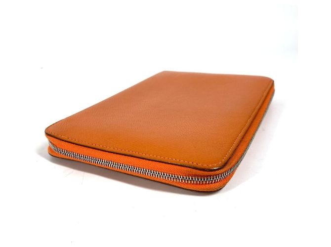 Hermès Hermes Azap Integral Langbörse Orange - Ansicht 4